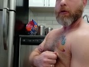 Preview - Sniffing briefs and pits makes HairyBeastXXX's dick rock hard