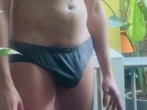 Amateur Boy Suddenly Wets His Pants Right in Front of His Friend