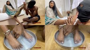 Goddess Laila - It’s a Privilege To Drink My Dirty Foot Water (HD 1080p MP4)