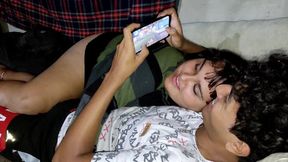 Hefty Latina GF tied up and fucked by her best friend