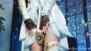 Film z 18-letnią rosyjską Jean z dużymi cyckami, cosplayerką, analnie ruchaną przez dużego penisa