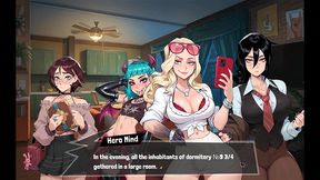 femboy futa house [futanari hentai game ] ep.5 succubus creampie in the club toilet !