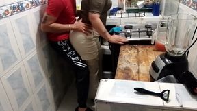 I have sex with the maid in the kitchen