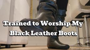 Trained to Worship My Black Leather Boots HD