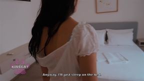 accident cum inside while two step sisters share room with step brother - kisscat x foxy dreams