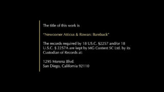 Reiten, Paar, Ohne Sattel, Schwänze, Mann, unbeschnitten – unbeschnittener Rowan beim Arschficken