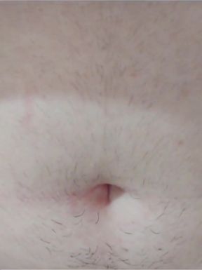 I Caress, Squeeze and Inflate My Hairy Belly