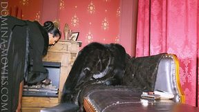 SMOKING - In the Boudoir in Nylons - 01