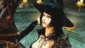 Enchantress Tempts Hero with Sensual Skyrim Encounter Naughty Rewards