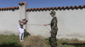 Maya Homerton - Level 2 Intense Bondage Walk Training in the Spanish Sun - Part 2 mp4 SD