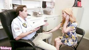 ”Trickery - April O'Neil on her knees sucking shaft to get out of a ticket”