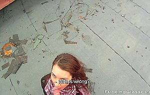 Fucking glasses  stacy snake  sex on the roof —