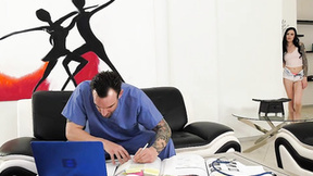 ”Tatted girl Marley Brinx gets banged by her stepbrother”