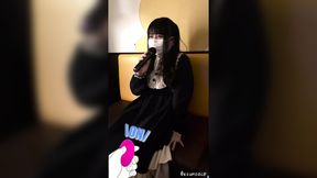 Public downtown gets freaky with remote-controlled Japanese goth seduction, on camera