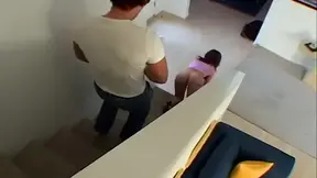 Olivia loves licking Isabel's ass while a cock is pounding her