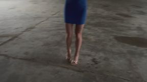 Strappado in an abandoned building