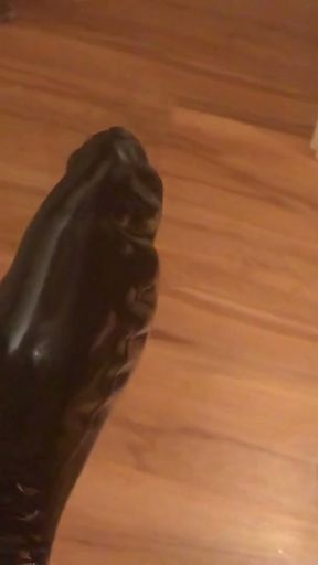 Latex Fetish Shower Pissing   Clip 3