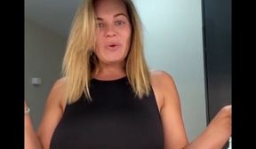 huge tits milf (measure her tits)