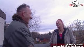 geiles deutsches straßencasting endet mit spontanem sex