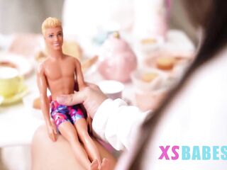 Slutty Ken Doll Comes To Life To Screw This Teenie-Bunny Fae, Kai Jaxon