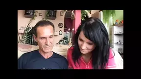 Old pigs get lucky with hot teens while their wives watch