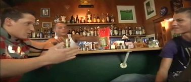Hazelyed Barman Gets His Rocks Off