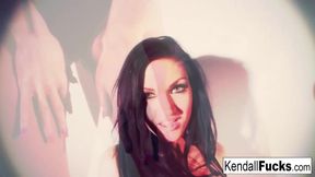 Kendall does a sexy tease with stock fetish feel to it