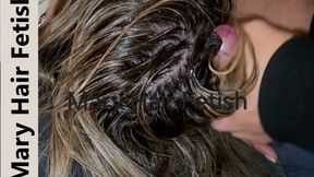 Blonde Hairjob POV - Couch Cum on Hair Explosion - Rimming Ball Licking Finish - 9min HD -ASMR ITALIAN -VIDEO 10