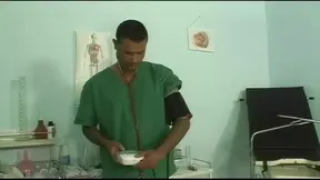 Doctor's Office tryst - Big Ass Doggy Style & Hand Job