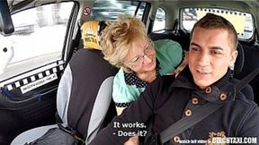 Czech Mature Blonde Craves Taxi Driver's Cock&#x1F32D;