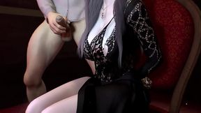 3D big boobs Asian mature milf got bandaged and got fucked so hard