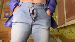 Self spanking humiliation, spit and cum on heels