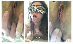 POV JOI Fuck me in the ass real deep! Brunette sits on top of her anus, Russian dirty talk, chomping anus!