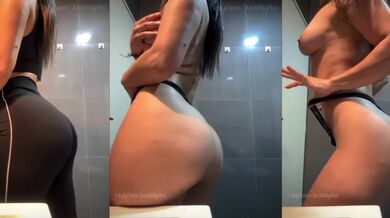 Curvy Milf Strips Wet Panties For Daily Pleasure