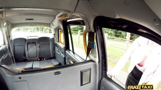It was like a CUM SHOWER - Fake Taxi