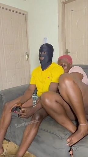 Watch Me Distract Him to He Butt All These Load on Me.