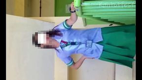 Pinay Senior Student Na Super Ganda Na Walker Masikip Pa Grabe sa Sa