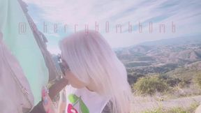 Unexpected Outdoor Encounter: A Morning Hike Adventure with a Hot Blonde