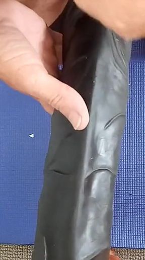 Crossdresser Strip Large Anal Dildo 7