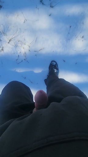 Solo Fun in the Snow with New Easy Access Pants.   Clip 1