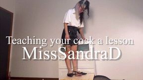 Teaching your cock a lesson