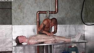 Russian Gas Mask Milking Session