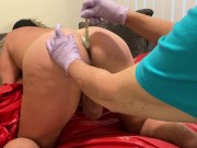 Sub getting Brazilian waxing part 3