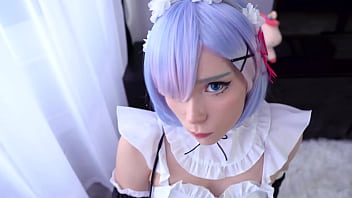 Kawaii Maid Gives Deepthroat Boss Dick to Cum In Mouth POV