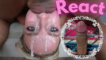 React: Use My Throat Like A Pussy - Upside Down Deepthroat - baebaezoe