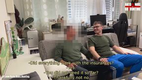The Straight Married Broker Gets Rimmed by Mike and Face-fucks Him