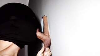 Highly Super Hot Fellow Comes Back to the Gloryhole, on the Brink of Ejaculation until he Pops