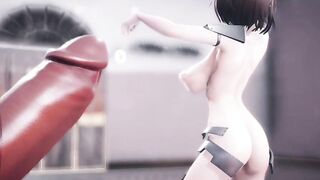 【MMD R-19 yo SEX DANCE】BALTIMORE SEXY LOVELY BUTT SWEET INSANE PLOWED 激しいセックス [MMD]