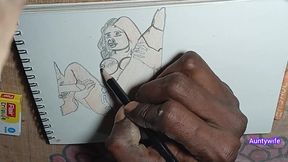 First Time Wife Shared With Friend Emotional Drawing Art