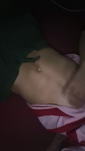 Hot twink masturbates alone in a solo scene